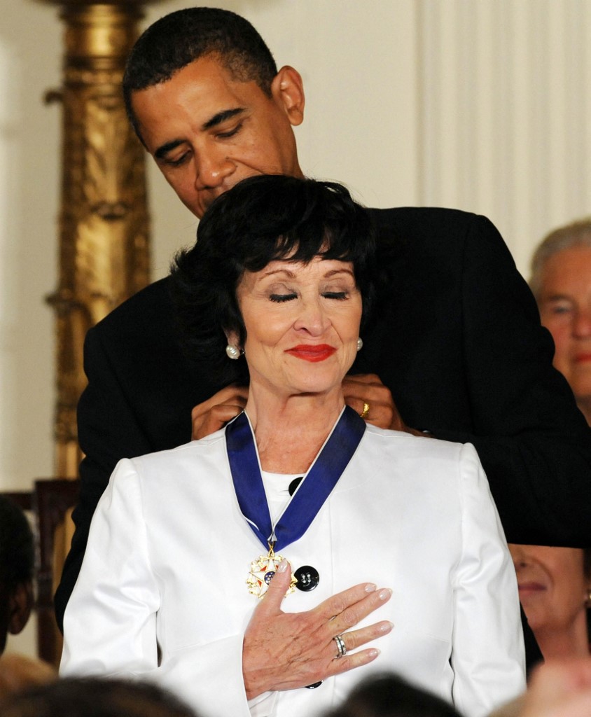 Chita Rivera with Barck Obama