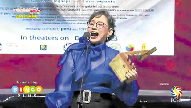 After 5th MMFF win, Vilma wantsto spur interest in moviegoingto spur interest in moviegoin