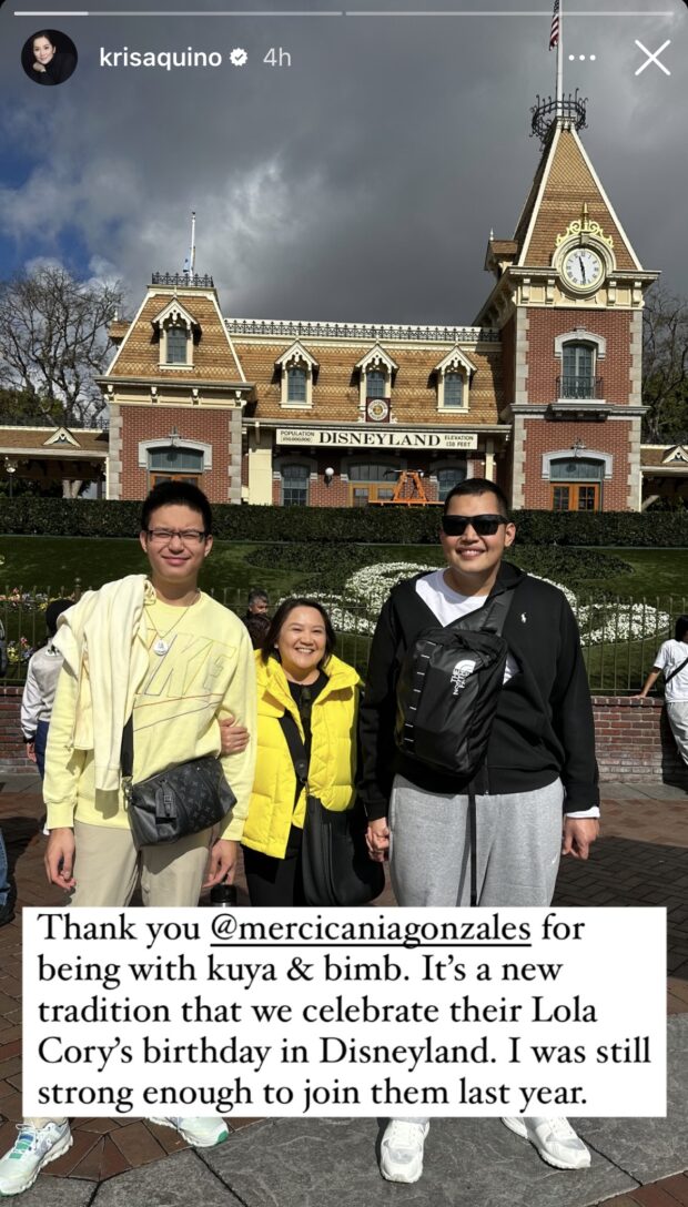 Kris Aquino asks late mom Cory for courage