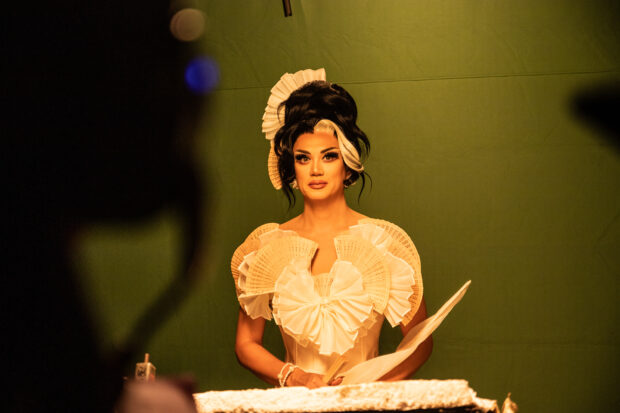 Manila Luzon is the resident "Drag Lord" of the show. Image: Courtesy of Prime Video