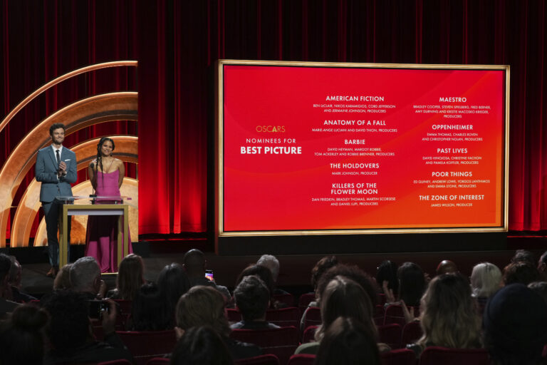 LIST Nominees for 2024 Oscars