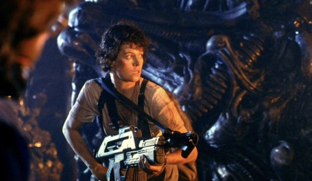 Sigourney Weaver in Aliens. Image from 20th Century Fox