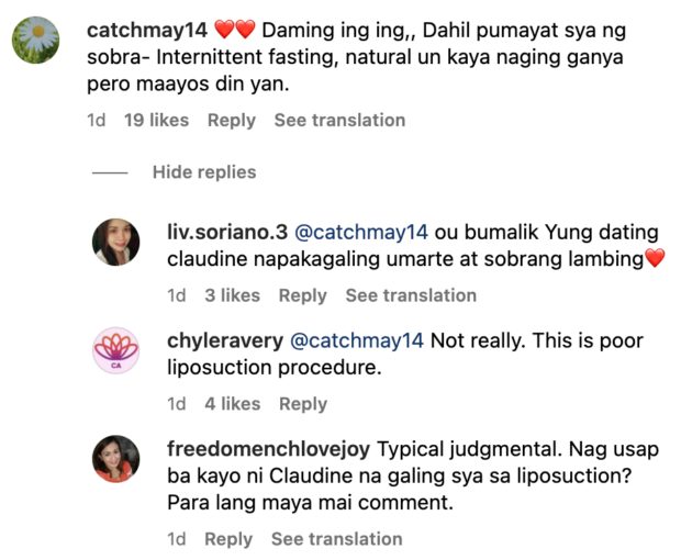 Claudine Barretto gets real on sagging skin