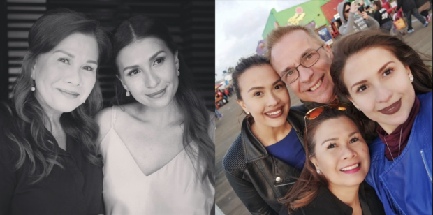 Tippy Dos Santos with her parents, John and Happy, and her sister Jackie. | Image: @tippydossantos8 IG