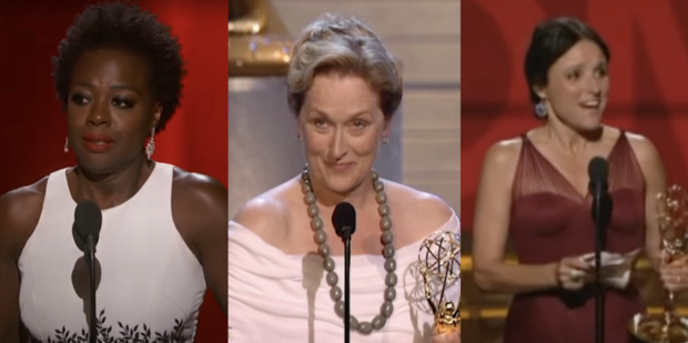 Viola Davis, Meryl Streep, and Julia Louis-Dreyfus' Emmy Awards-winning speeches | Image: Screenshot/Youtube