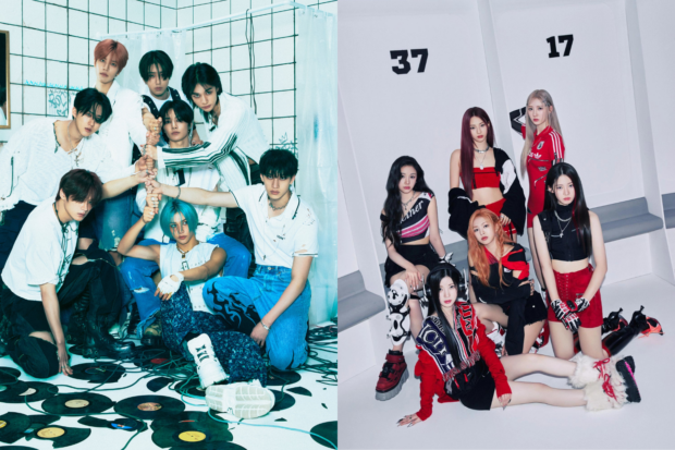 (From left) Stray Kids, BabyMonster. Images: Courtesy of JYP Entertainment, YG Entertainment