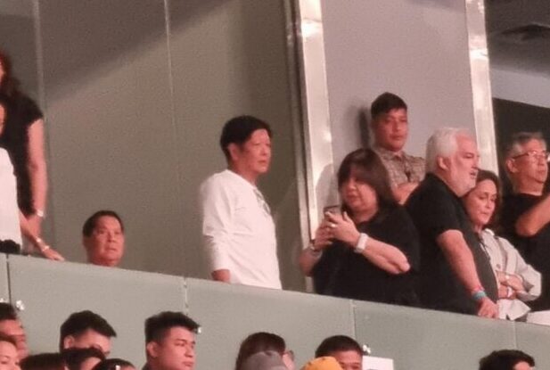 President Ferdinand Marcos Jr. attends the concert of British rock band Coldplay in the Philippine Arena.