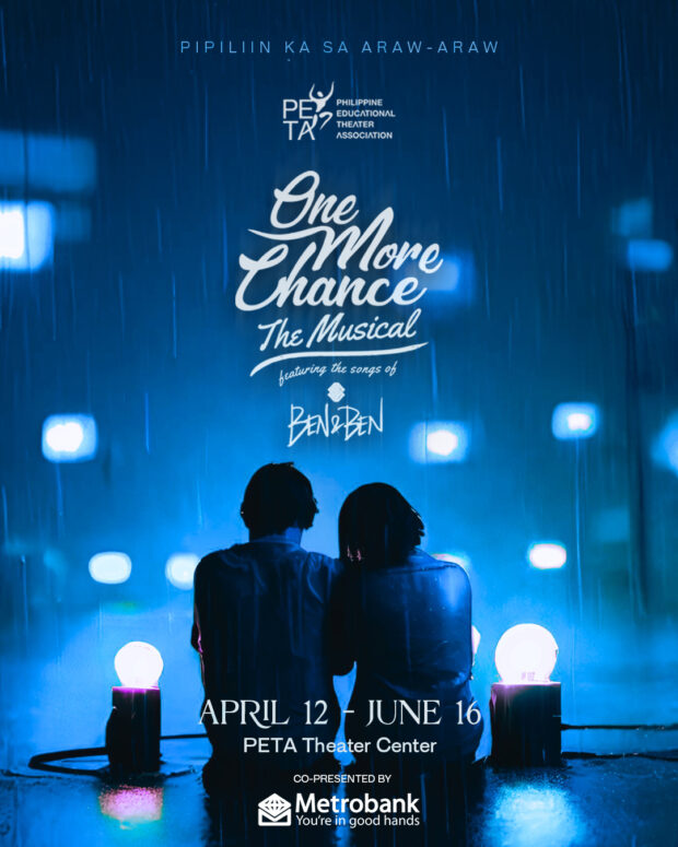 ‘One More Chance: The Musical’ official poster | Image: Facebook/PETA Theater