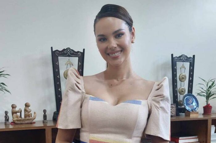 Miss Universe 2018 Catriona Gray is arts ambassador of the National Commission for Culture and the Arts (NCCA)--MARINEL CRUZ 