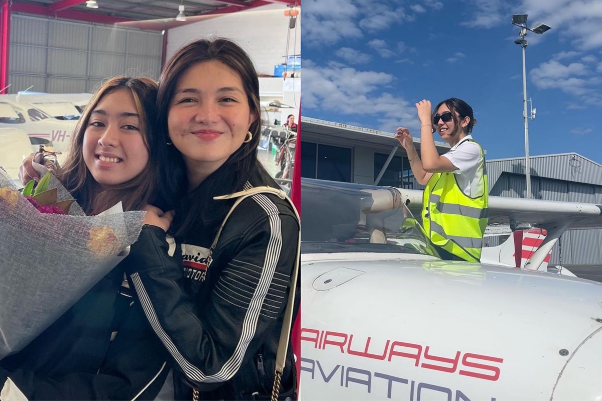 Dimples Romana’s daughter officially a licensed commercial pilot at 20