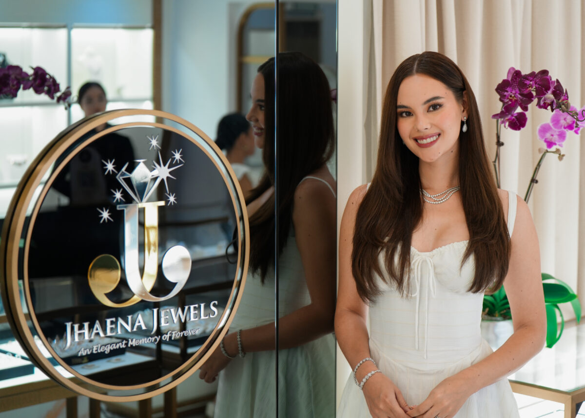 Catriona Gray in Johanna Jewels store opening