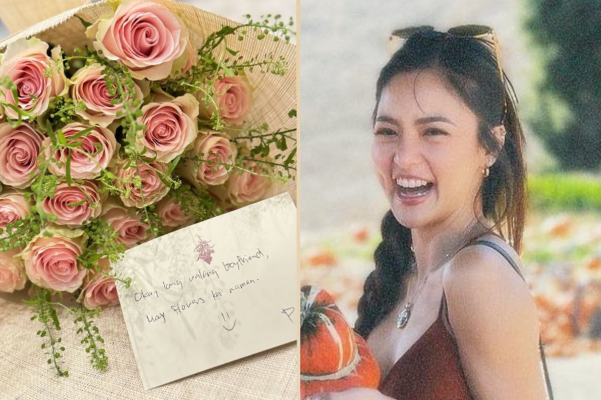 Kim Chiu gifted with flowers by mystery sender 'P' 