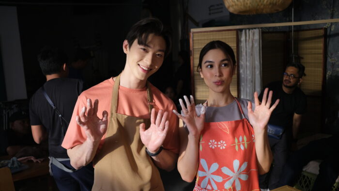(From left) Lee Sang-heon and Julia Barretto in a scene from the upcoming series "Secret Ingredient." Image: Courtesy of Viu Philippines