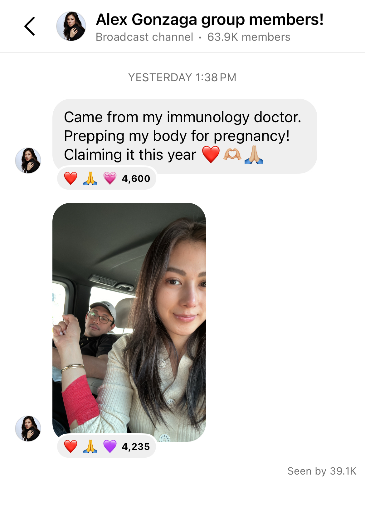 Alex Gonzaga reveals preparing body for pregnancy this year
