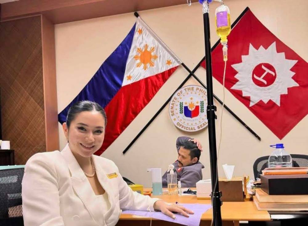 Mariel Padilla’s ‘gluta drip’ session at Senate draws flak