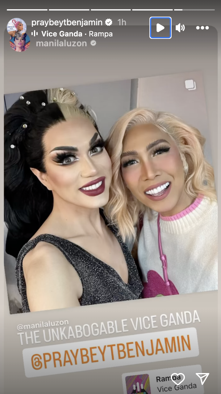 Fil-Am drag queen Manila Luzon ecstatic over meeting Vice Ganda