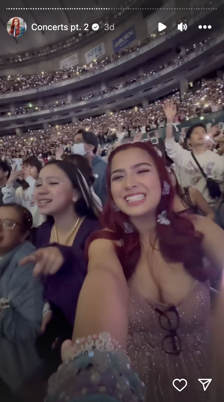 Andrea Brillantes, Alexa Ilacad, Criza Taa ecstatic after attending Taylor Swift’s Tokyo concert