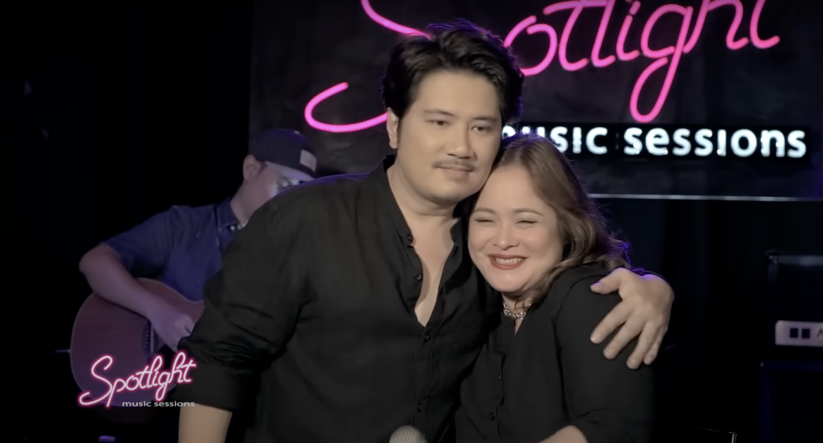 Janno Gibbs and Manilyn Reynes | Image: YouTube/Spotlight Music Sessions