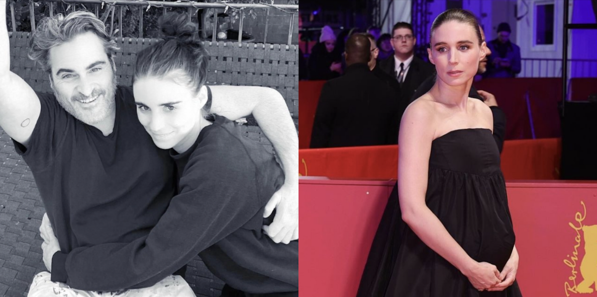 Joaquin Phoenix and Rooney Mara | Images: X, @jphoenixupdates/Instagram, @justjared