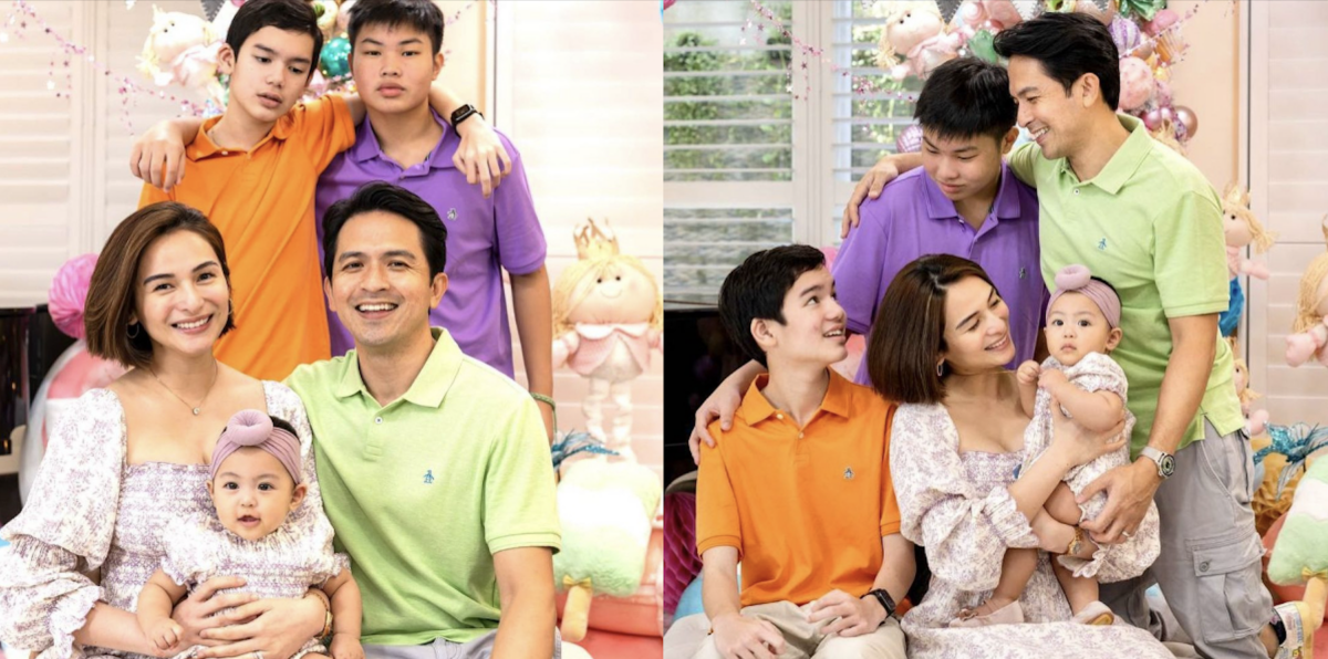 Jennylyn Mercado and Dennis Trillo with their children | Images: Instagram/@mercadojenny