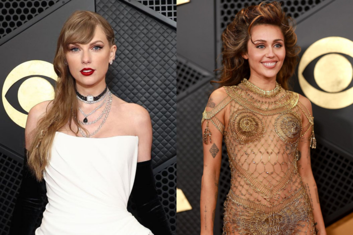Grammy 2024: Skin-baring gowns, metallics dominate the red carpetTaylor Swift and Miley Cyrus on the Grammy Awards 2024 red carpet. Images: Instagram/@recordingacademy