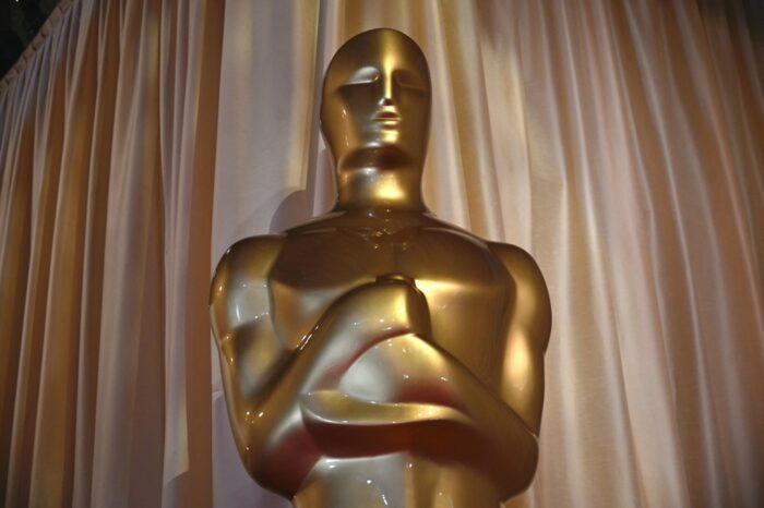 Stars head to Oscars 2024 with 'Oppenheimer' poised for glory.An Oscar statue is pictured at the red carpet of the Oscars 2024 at the Dolby Theatre in Hollywood, California on March 9, 2024. The 96th Annual Academy Awards will be held on March 10. Image: Pedro Ugarte/AFP