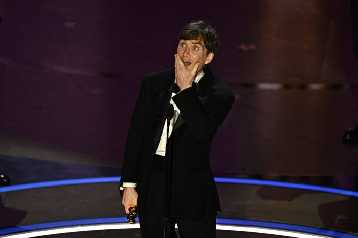 Cillian Murphy accepts the award for Best Actor in a Leading Role for "Oppenheimer" onstage during the 96th Annual Academy Awards at the Dolby Theatre in Hollywood, California. Image: Patrick T. Fallon/ AFP