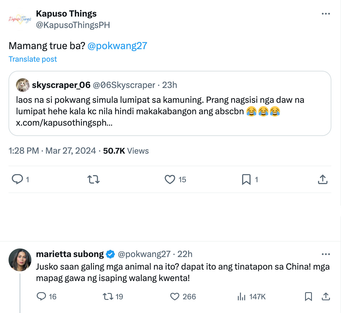 Pokwang belies claims she regrets GMA transfer