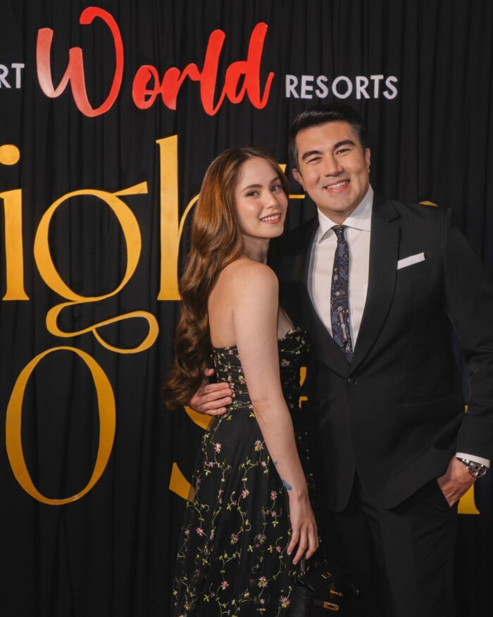 (From left) Jessy Mendiola and Luis Manzano. Image: Facebook/Newport World Resorts