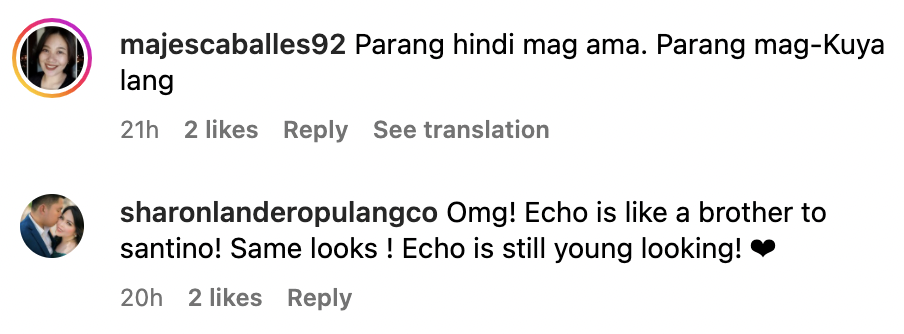 Echo comments