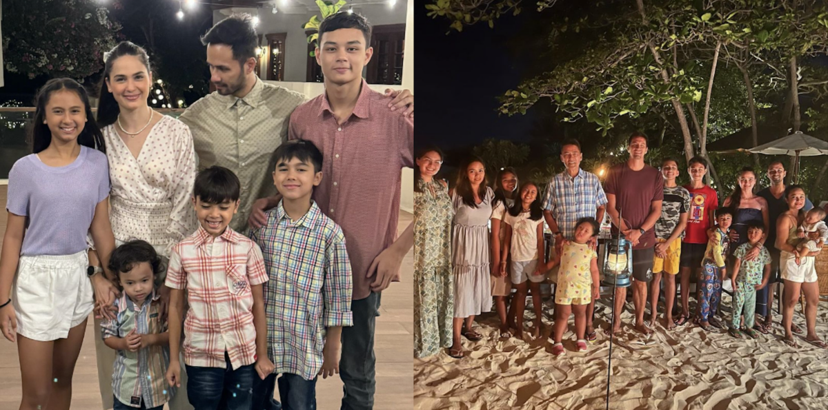 Kristine Hermosa and Oyo Sotto's families | Images: Instagram/@khsotto