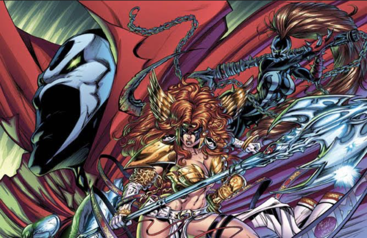 Spawn. Angela and She-Spawn. Image and artwork by Todd McFarlane and Image Comics
