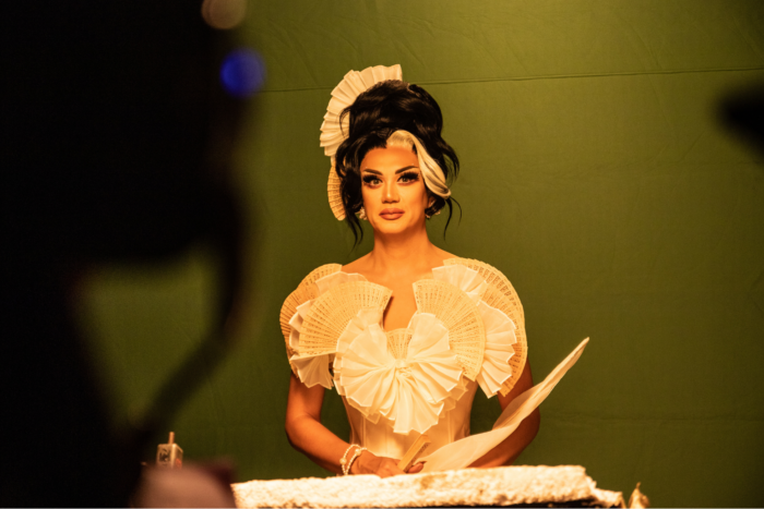 Manila Luzon while filming for "Drag Den Philippines" season two. Image: Courtesy of Prime Video Philippines