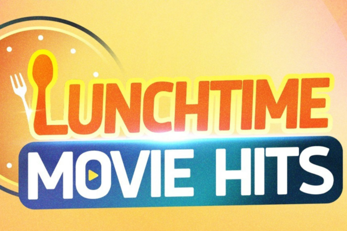 The title card of "Lunchtime Movie Hits" which takes over the noontime slot of "Tahanang Pinakamasaya." Image: Instagram/@gmanetwork