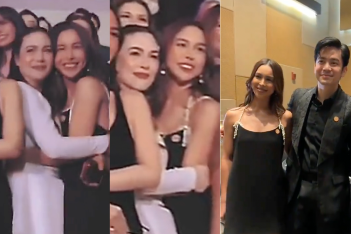 (From left) Claudine Barretto, Julia Barretto, and Joshua Garcia. Images: Screengrabs from Tiktok/@mindcl0uds, Tiktok/@phobekate