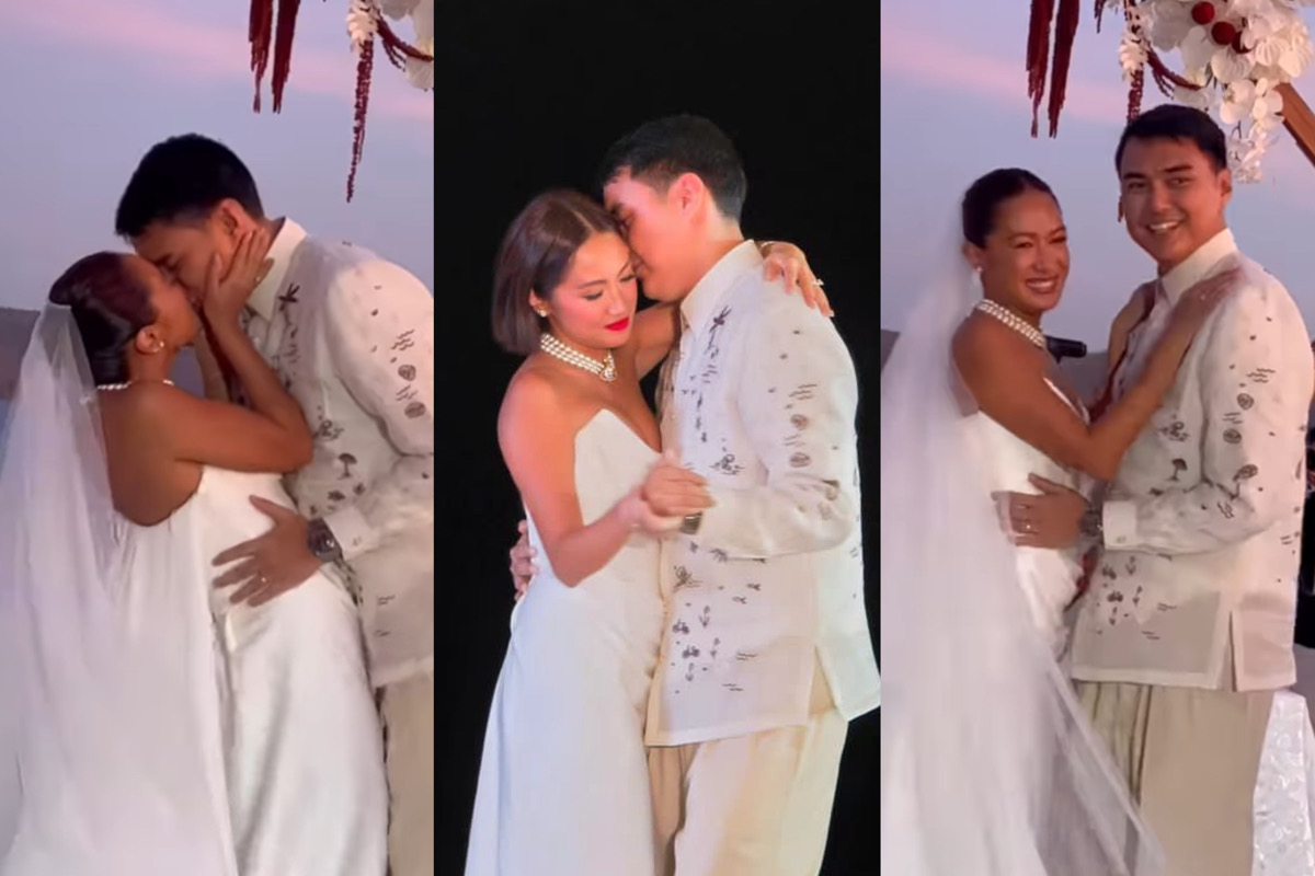 Laureen Uy, Miggy Cruz get married in Palawan
