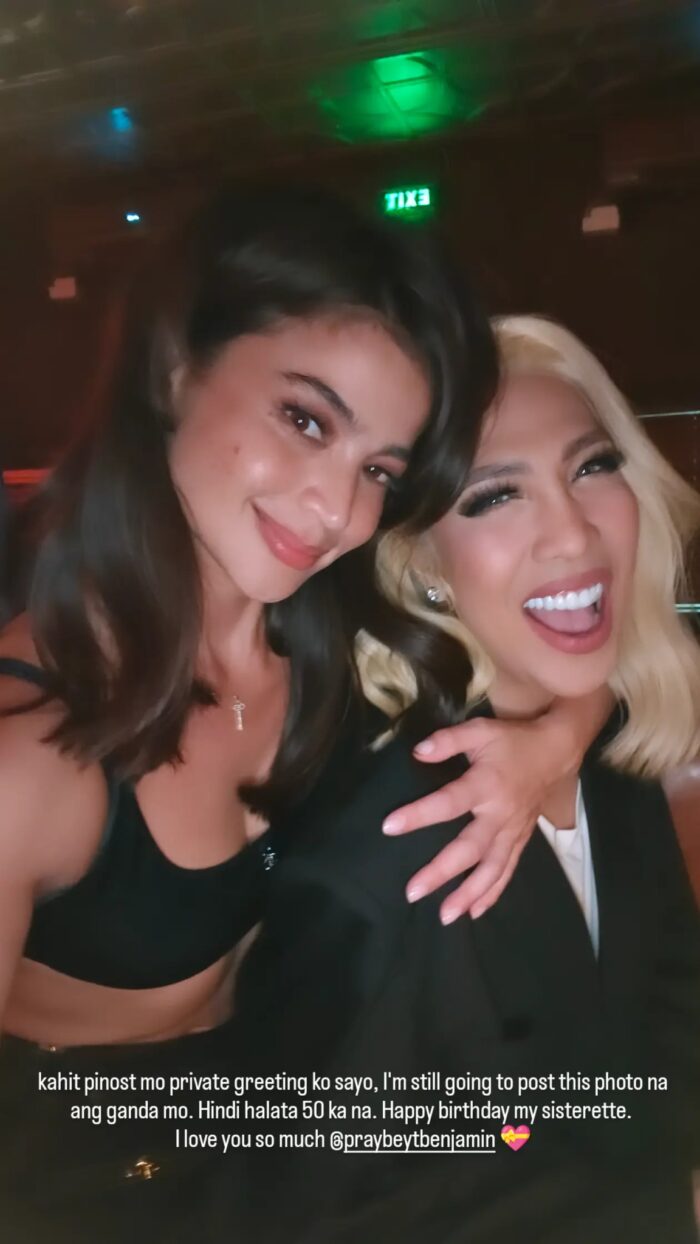 (From left) Anne Curtis and Vice Ganda. Image: Screengrab from Instagram/@annecurtissmith