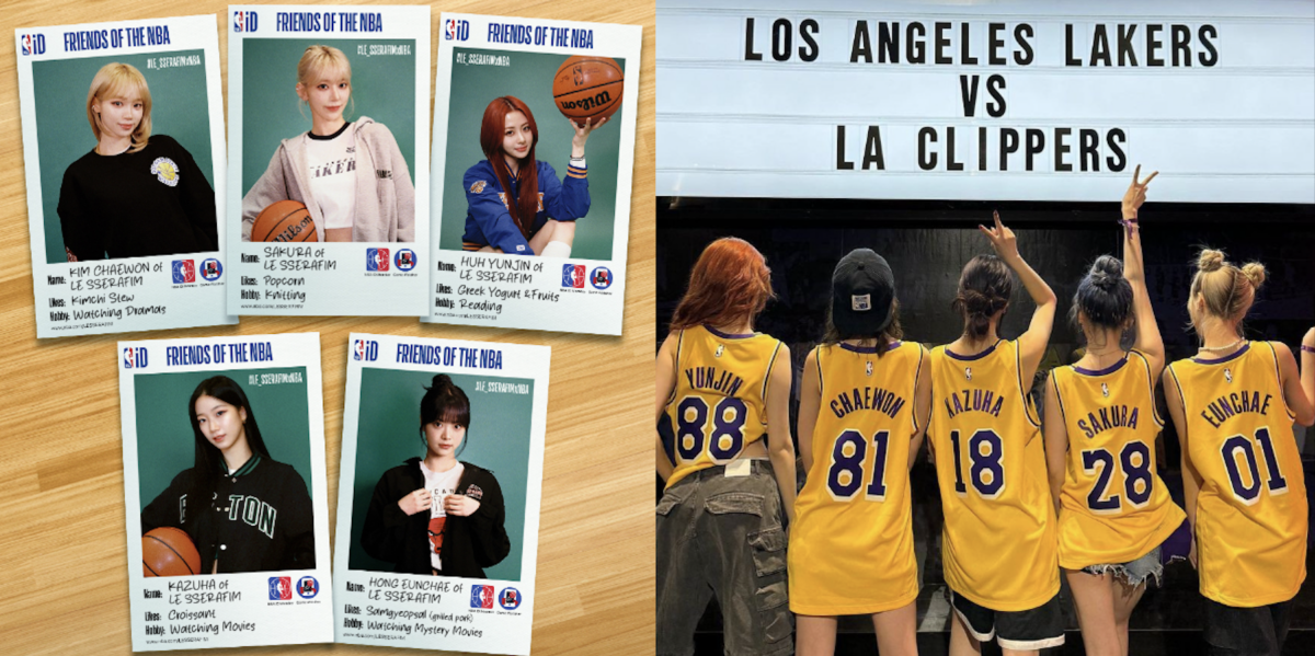 K-pop girl group LE SSERAFIM teams up with NBA for multi-year collaboration | Image: Contributed photo/Instagram, @jenaissante