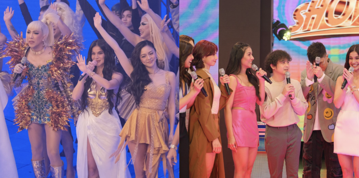 ‘It’s Showtime’ makes grand debut on GMA; Kapuso stars join on stage | Image: X/itsShowtimeNa
