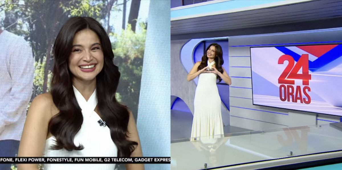 Anne Curtis graces ‘24 Oras’ for the very first time | Image: Screengrab from GMA Network/YouTube