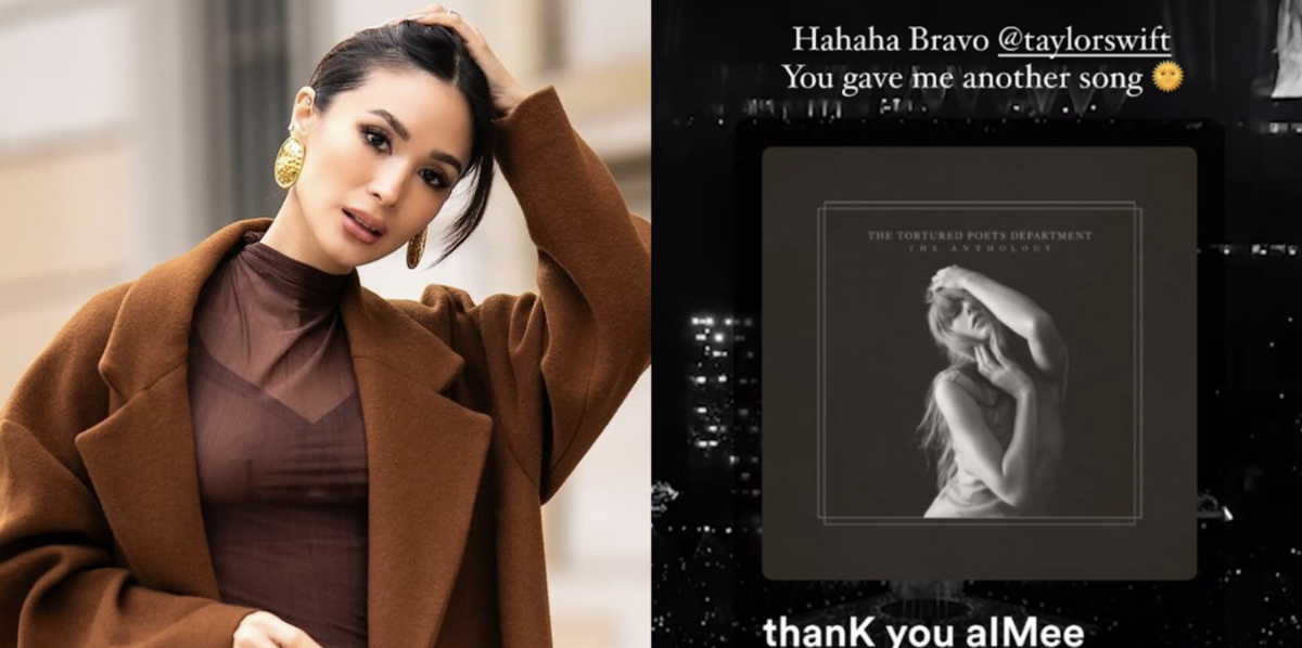 Can Heart Evangelista relate to Taylor Swift’s new song ‘thanK you aIMee’? | Image: Instagram/@iamhearte