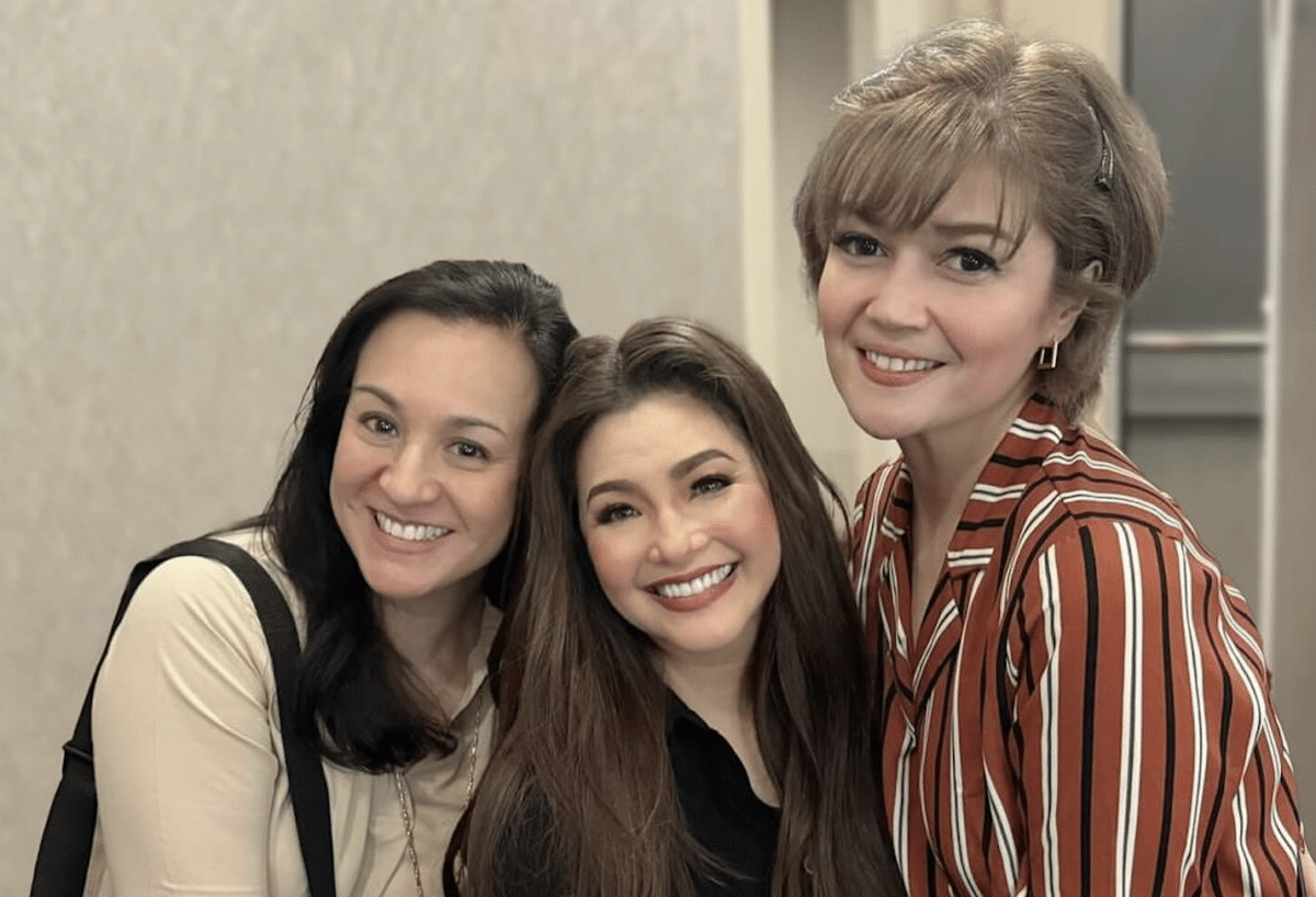 'DoReMi' stars Regine Velasquez, Donna Cruz, Mikee Cojuangco reunite | Image: Instagram/@donnacruzofficial