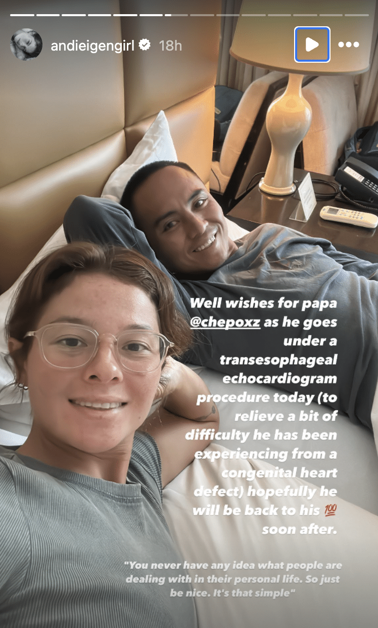 Andi Eigenmann relieved as Philmar Alipayo’s heart test ‘turned out better than expected’