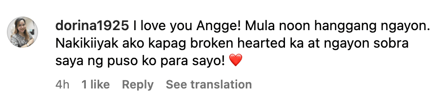 Angelica Panganiban signs off as 'patron saint of brokenhearted'