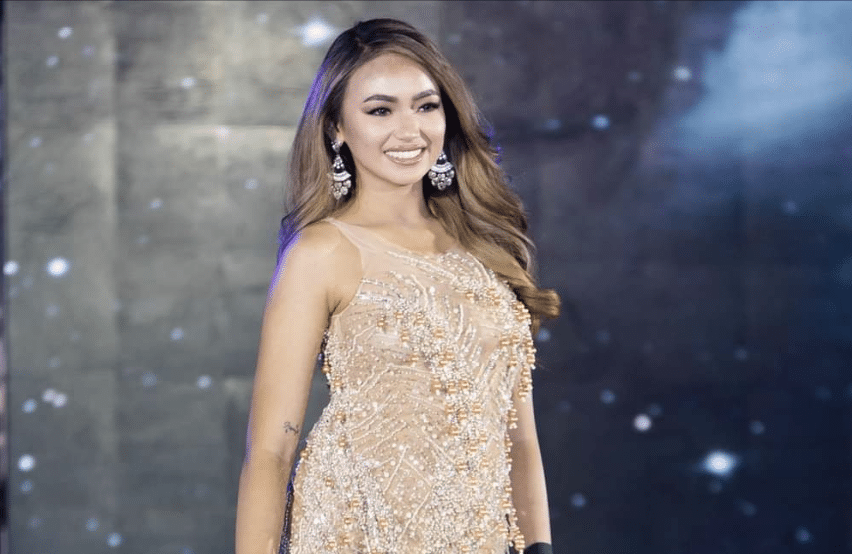 Ang Zamboanga Bet Bags Gold sa Miss Philippines Earth 2024 Gown Competition.  Ansh Lichelle Jones ng Zamboanga City.  Larawan mula sa Toledo City PIO FB Page