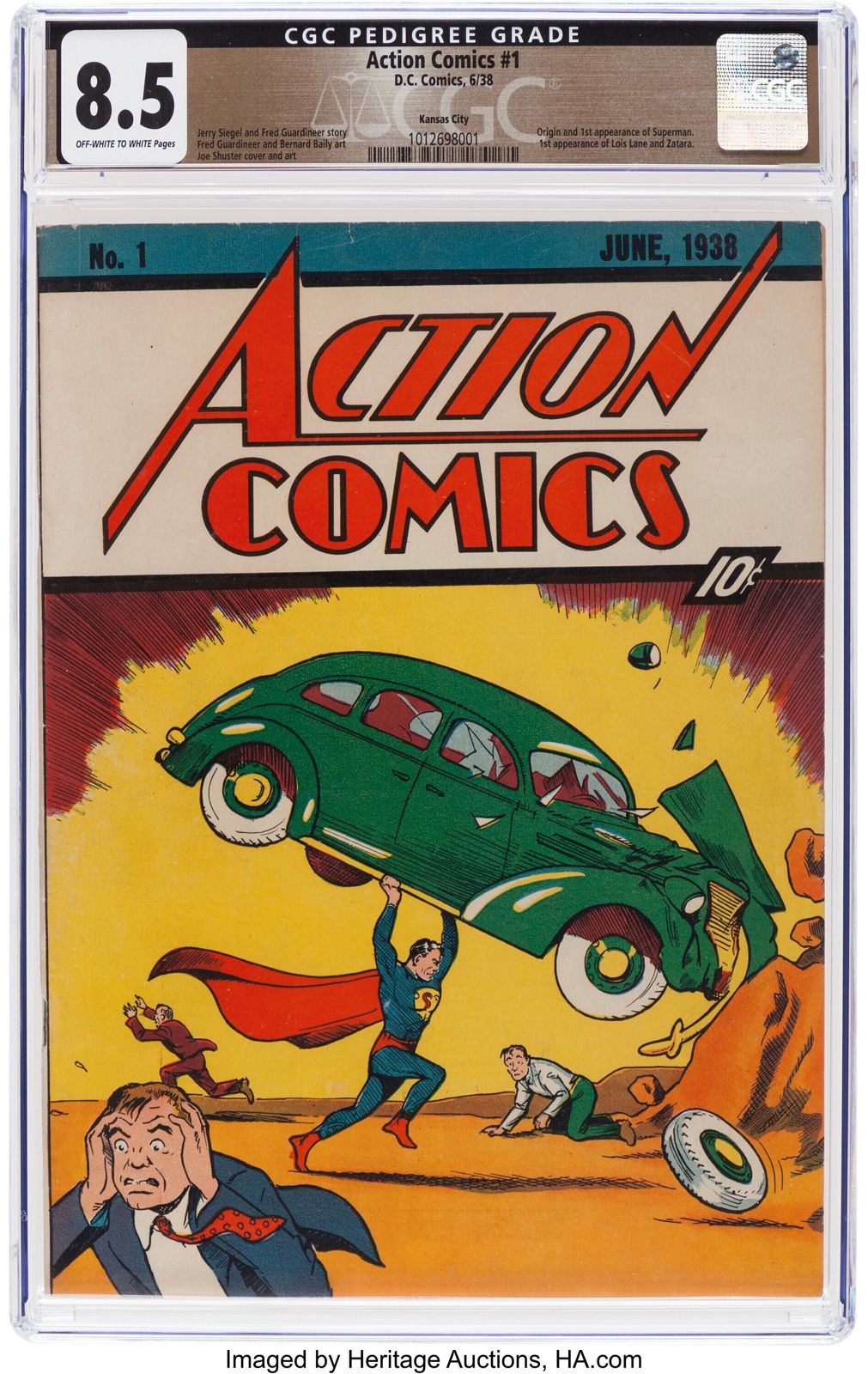Rare copy of comic featuring Superman's debut sells for $6 million at auction