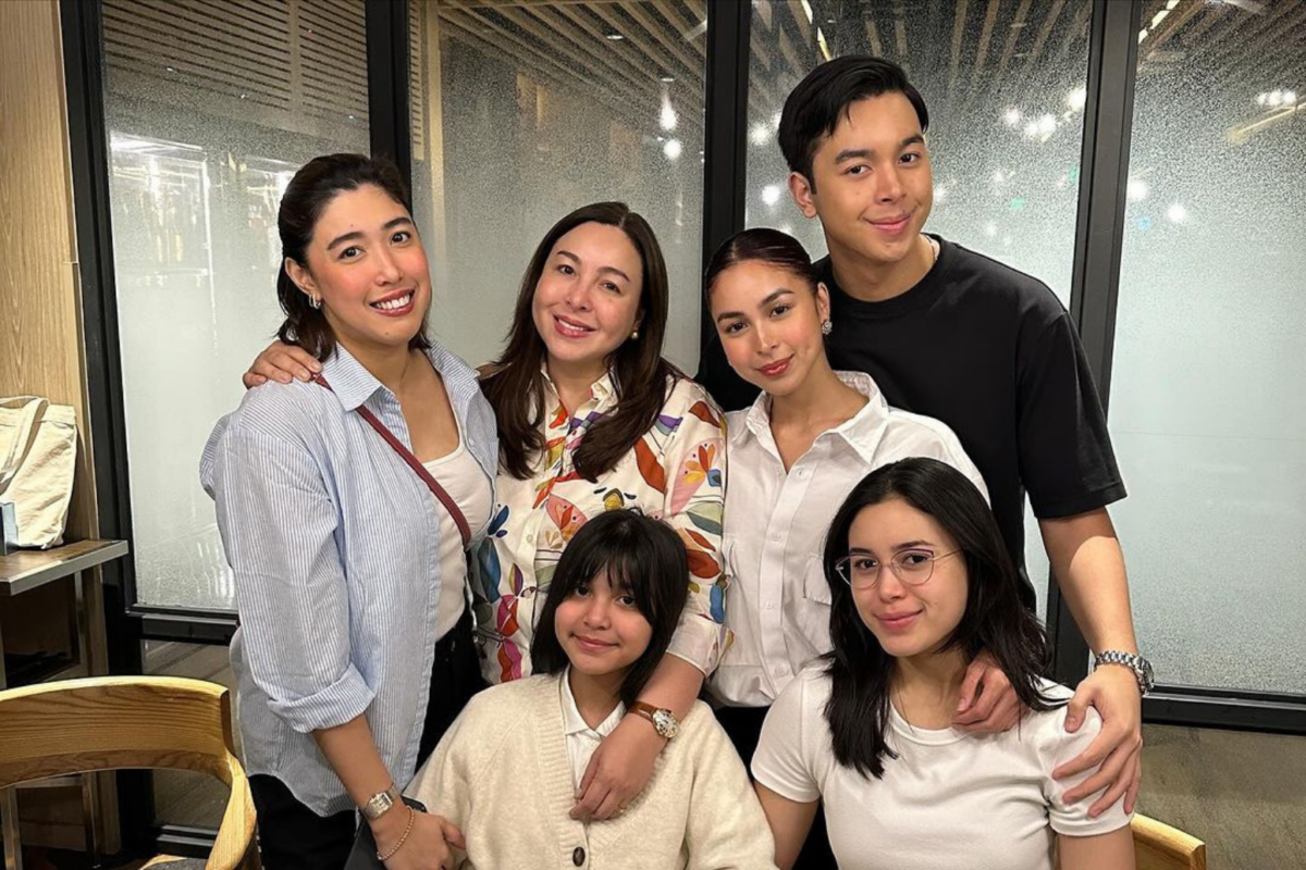 Marjorie Barretto marks 12th birthday of daughter Erich with ‘complete family’. Image: Instagram/@marjbarretto