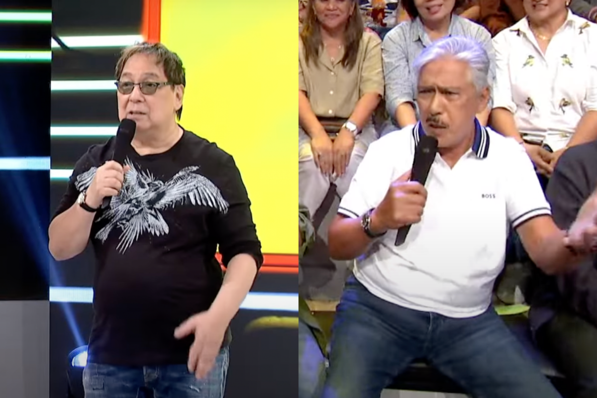 (From left) Joey de Leon and Tito Sotto. Images: Screengrab from YouTube/TVJ