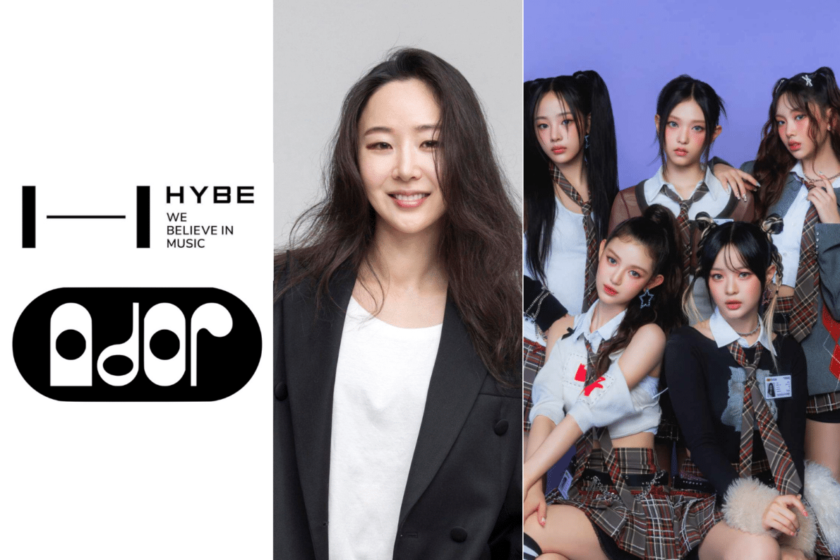 HYBE, Min Hee-jin mired in power struggle over NewJeans’ label ADOR. Images: Courtesy of HYBE, ADOR