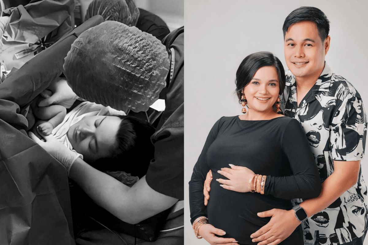 Yasmien Kurdi gives birth to second child via cesarean section.  Images: Instagram/@yasmien_kurdi